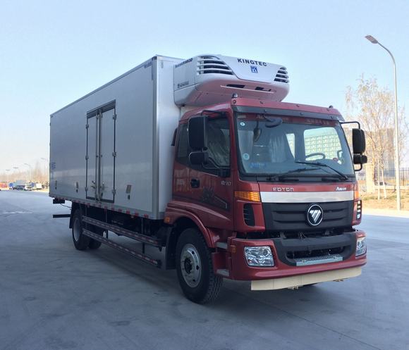 國(guó)五福田歐馬可廂長(zhǎng)7.55米冷藏車(chē)